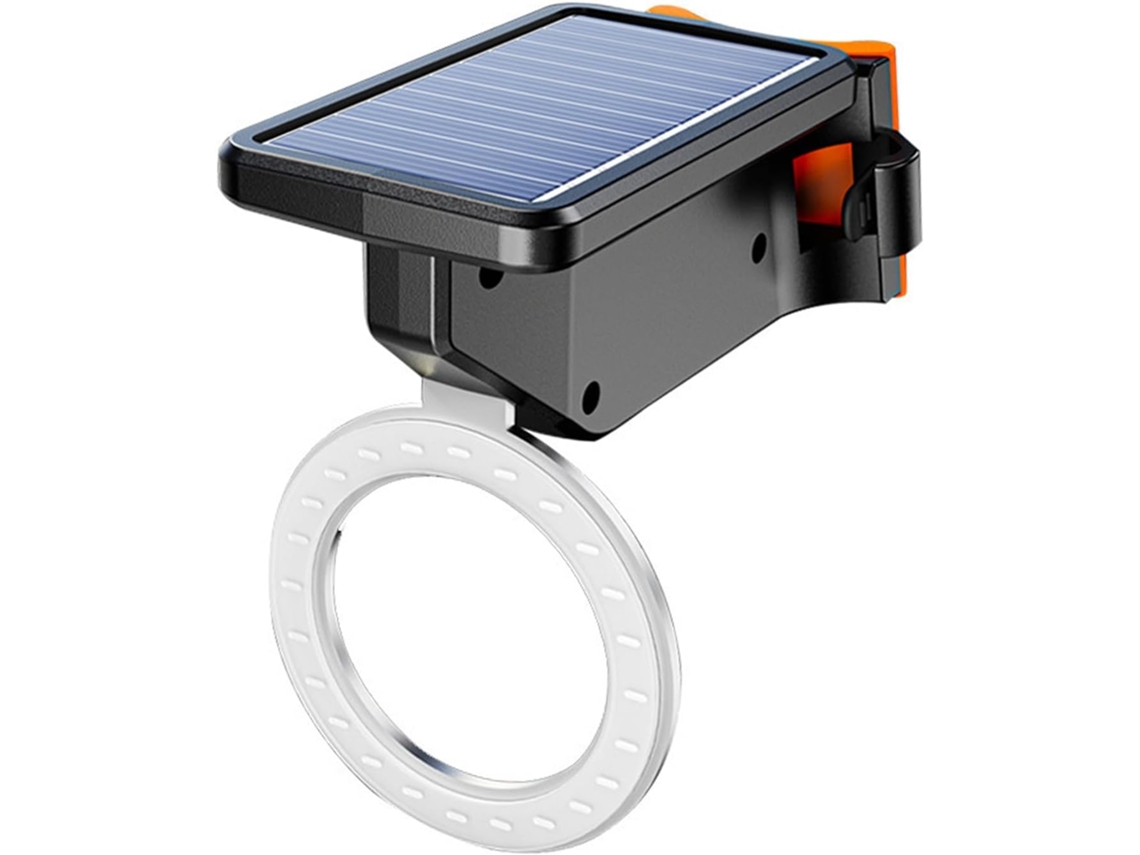 Luz Traseira Para Bicicleta Com Carregamento Solar De 300 Lúmens E