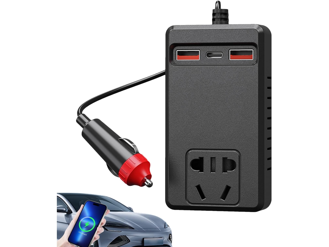 Inversor De Tomada Para Carro, 220v Ac.