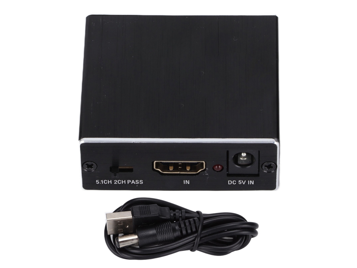 Speedy-conversor E Extraitor De Áudio E Vídeo Hd Multimedia Interface 4kx2k Com Saída Estéreo 3.5mm