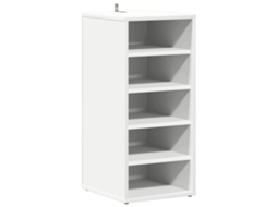 Sapateira em Madeira Branca MAISON EXCLUSIVE (31,5x35x70 cm)