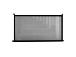 Guarda corpo Porta Branca 134x85cm com Tubo e Fivela Adesiva