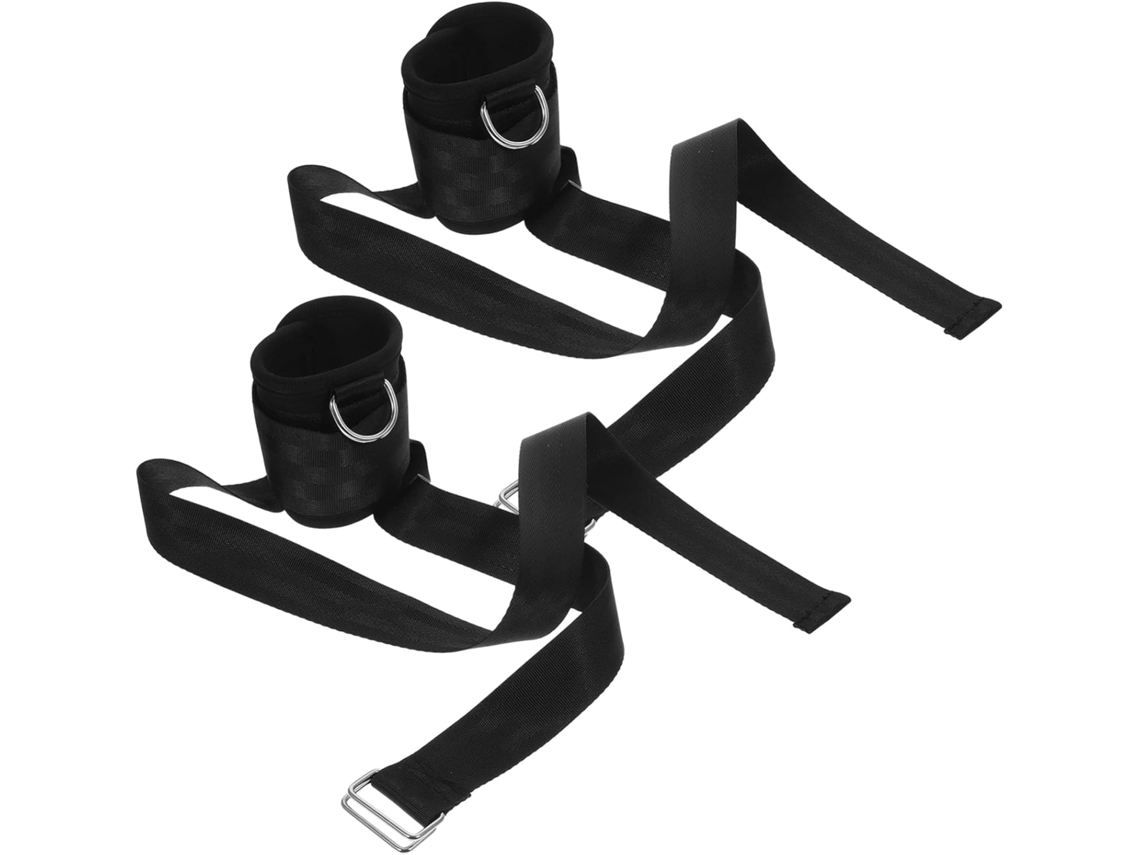Conjunto de 2 tiras de tornozelo ajustáveis, para fitness, cabos, aparelhos de ginástica, S/MARCA