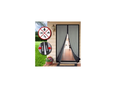 Kit Mosquiteiro Porta Cinza Com Imã 120x230cm Epid