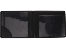 Lurelia Porta-crachá Resistente Em Pvc E Couro Pu Preto
