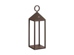 Luminária De Mesa Portátil Led Picnic 2,2w Ip54 2700k Cri85 47cm - Corten - Rossini Group - Design Em Alumínio Fundido