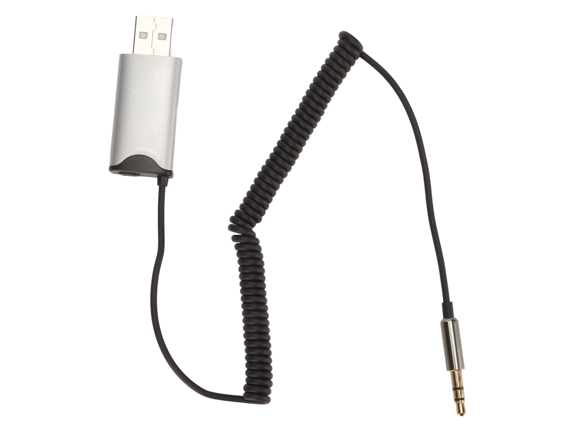 Aetheria adaptador Aux Bt 5.3 com Microfone, Receptor para Carro Casa Computador, Conexão Fácil, Alcance 11m