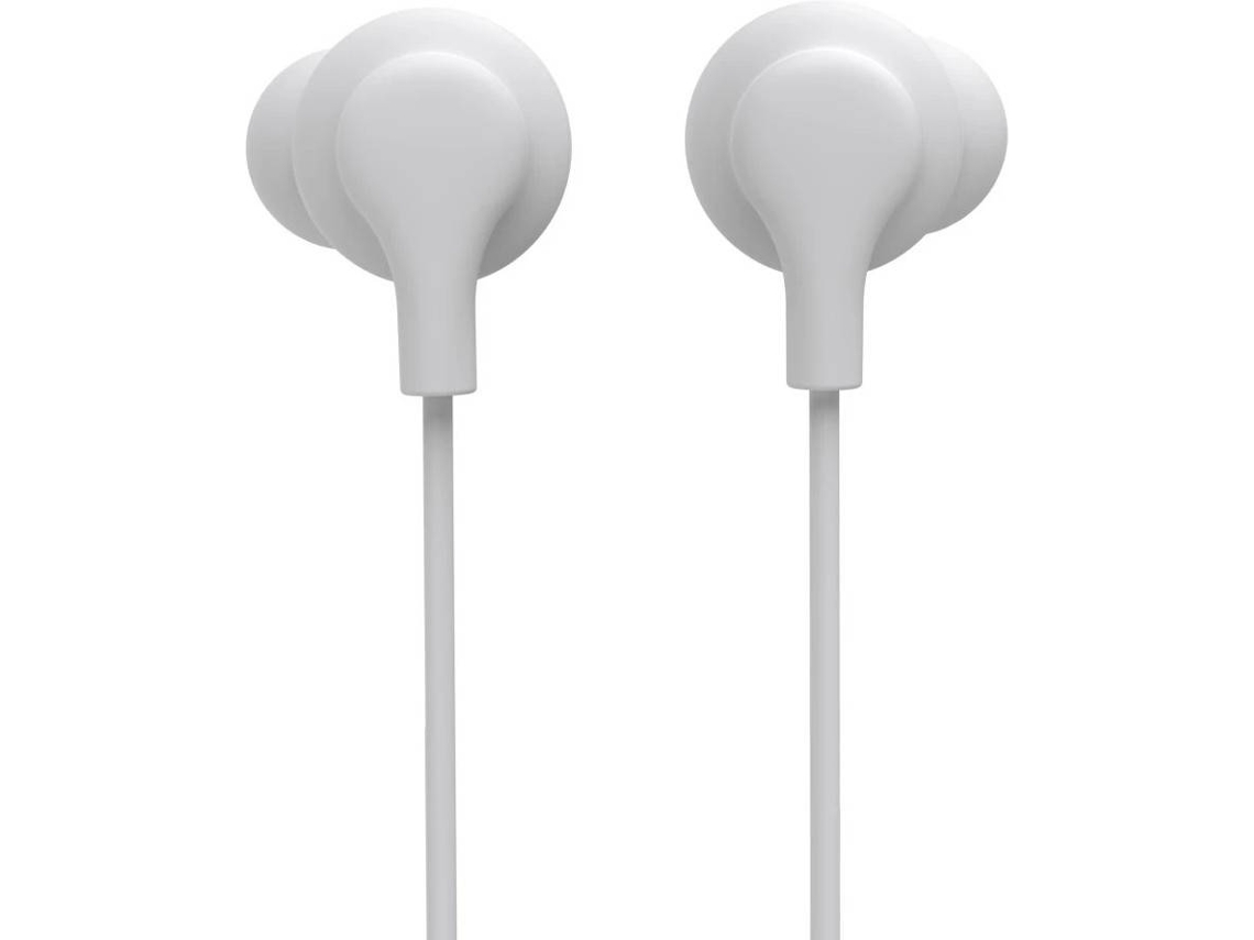 Auriculares com Fio HAMA Curly (In Ear - Microfone - Branco)