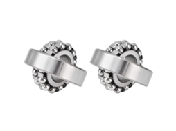 2pcs Rolamento Autocentrado Duas Fileiras 1306