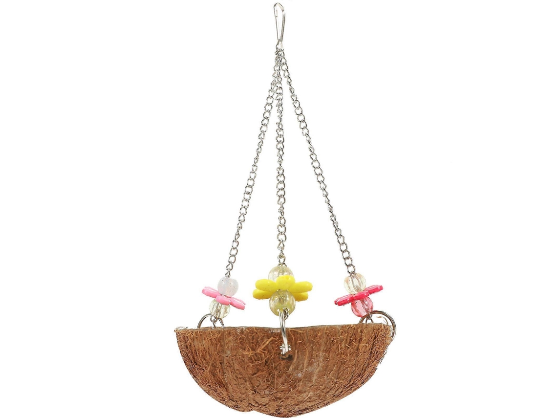 Gaiola Suspensa para Pássaros, de Casca de Coco AQUAFORGE