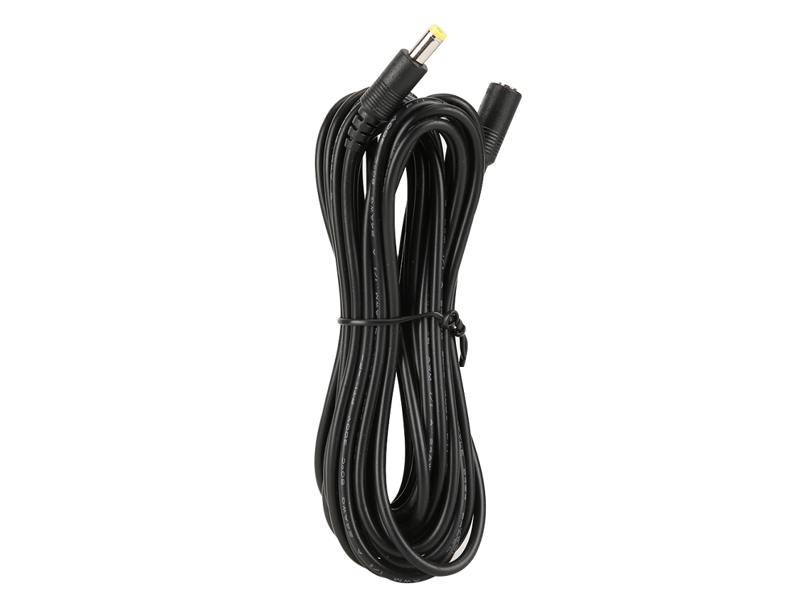 Cabo De Extensión De Alimentación Dc 12v 5m Para Câmera Cctv Led E Vigilância Residencial