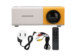 Mini Projetor Hd 1080p Portátil com Interface Multimídia Usb Hd e Cartão de Memória CHABERLU