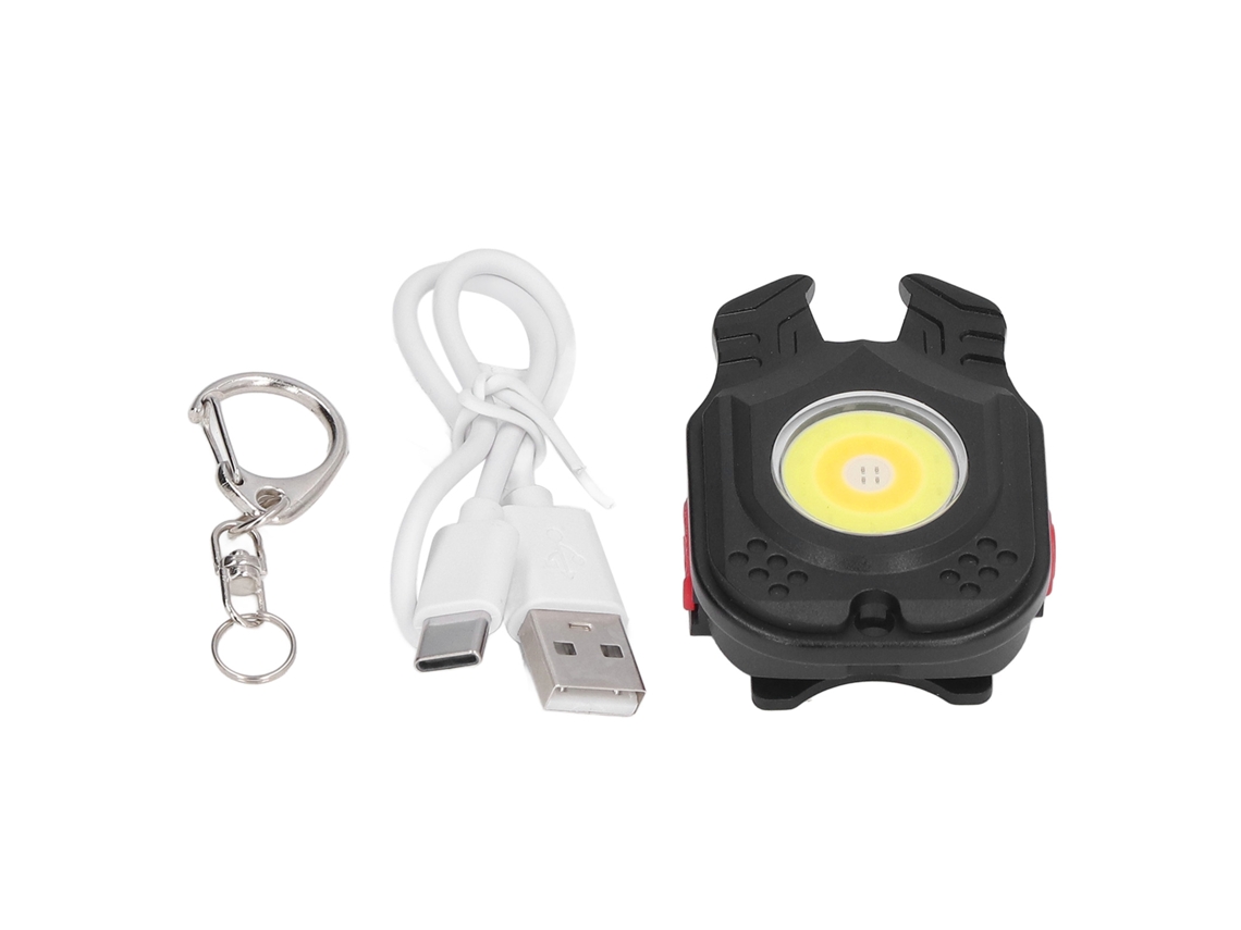 2026 linterna de Chaveiro Portátil 500lm Cob Multifuncional com Base Magnética e Carregamento Usb