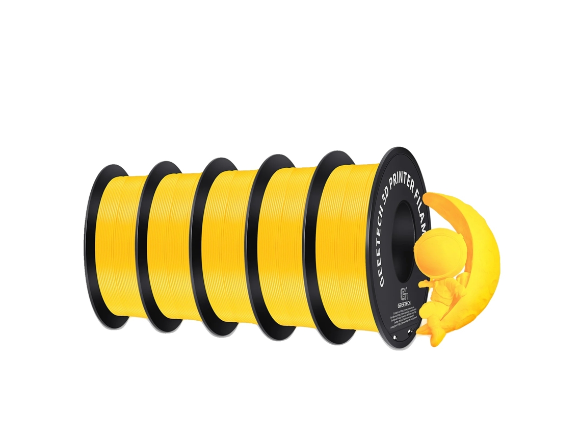 Filamento Para Impressora 3d, Material Pla, Compatibilidade Versã¡til, Amarelo Oem