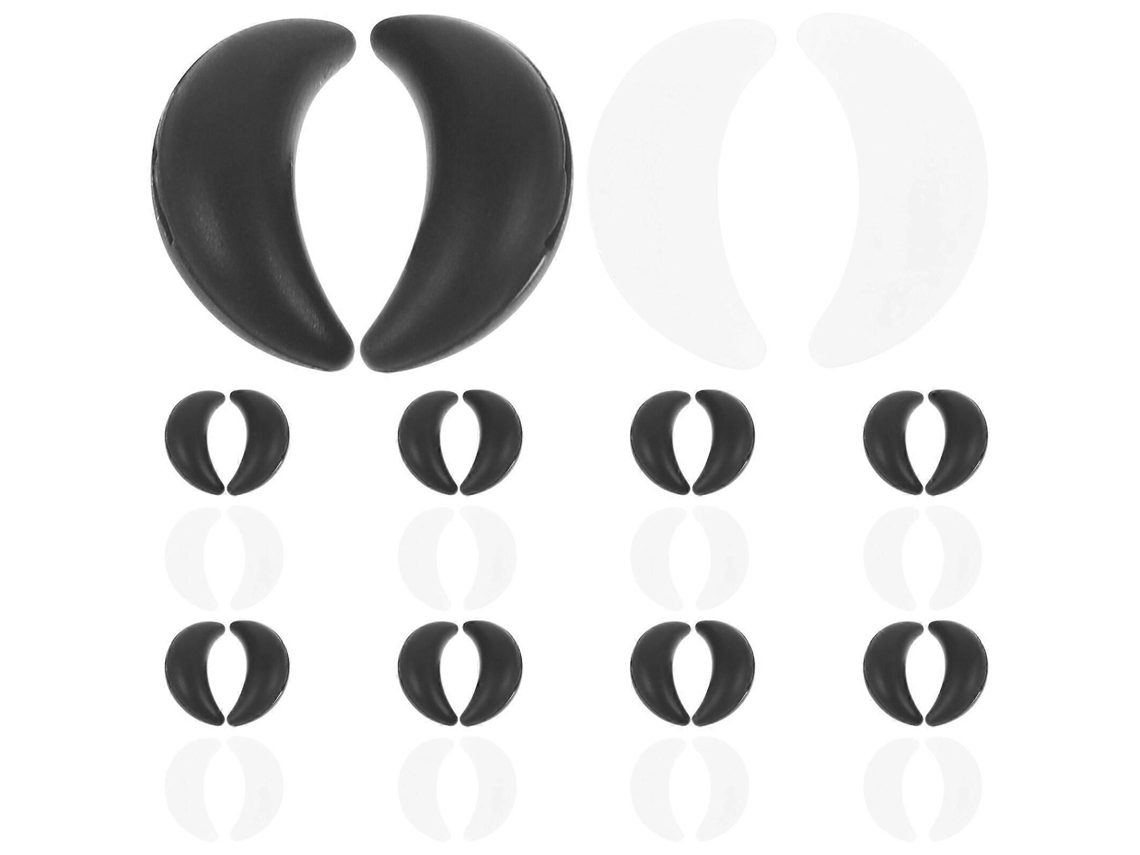 20 Pares de Suportes Óculos Silicone, Ganchos Antiderrapantes para GOKOCO (formato Lua)