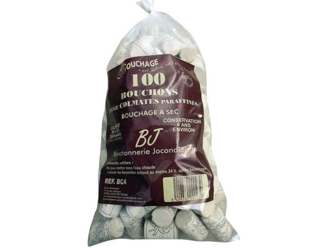 Jocondi Bucking Rolha Cilíndrica De Cortiça Cilíndrica X100 38x24 Mm Bouchonnerie Jocondi