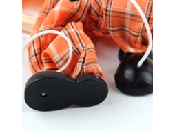 Mali brinquedo Marionete de Palhaço de Corda para Puxar Colorido Divertido Presente para Crianças
