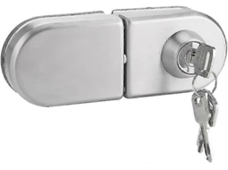 Fechadura De Segurança Antirroubo Para Porta Vidro, 10~12mm, Em Aço Inoxidável, Com Chaves, Uso Casa, Hotel, Escritório E Banheiro.
