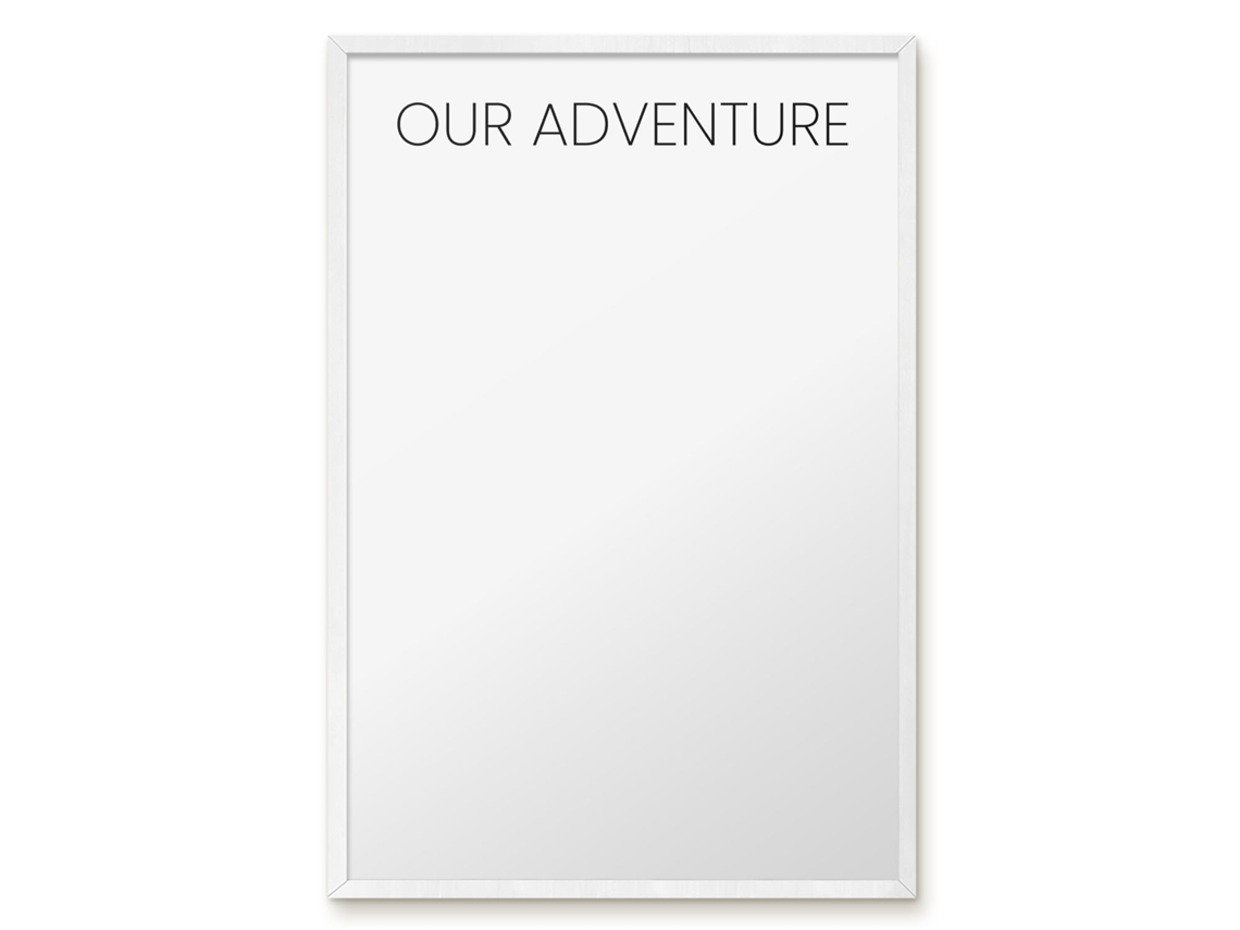 Magnetic Board For Wall Our Adventure For The Bedroom Espelharte (40x60 Cm)