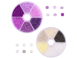 Miçangas de Vidro Pequenas 7800 Peças de 2 Mm para Fazer Joias para Pulseiras Brinco Fazer Kit de Suprimentos JEDBESETZT