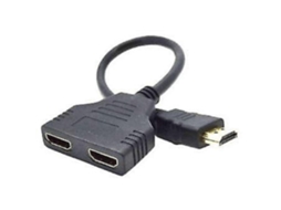 Adaptador Hdmi Para Dual Hdmi Preto Hengjian