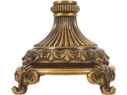 Bandeja De Frutas Galpada Em Metal, Base Rústica, Liga De Zinco Dourada Antiga, 135mm De Diâmetro, Pedestal Estável Para