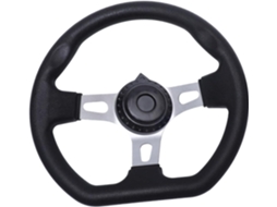 Volante modificado em PU durável para substituição em karts e UTVs.