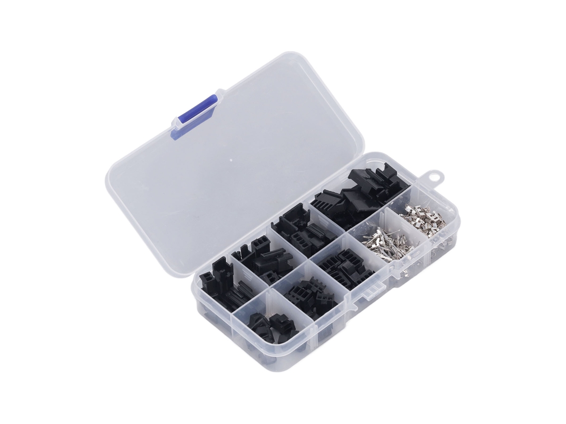 Kit De Cabos Terminais Laxiscreed Com Conectores Macho E Fêmea 2,54mm Para Ligação Elétrica Segura