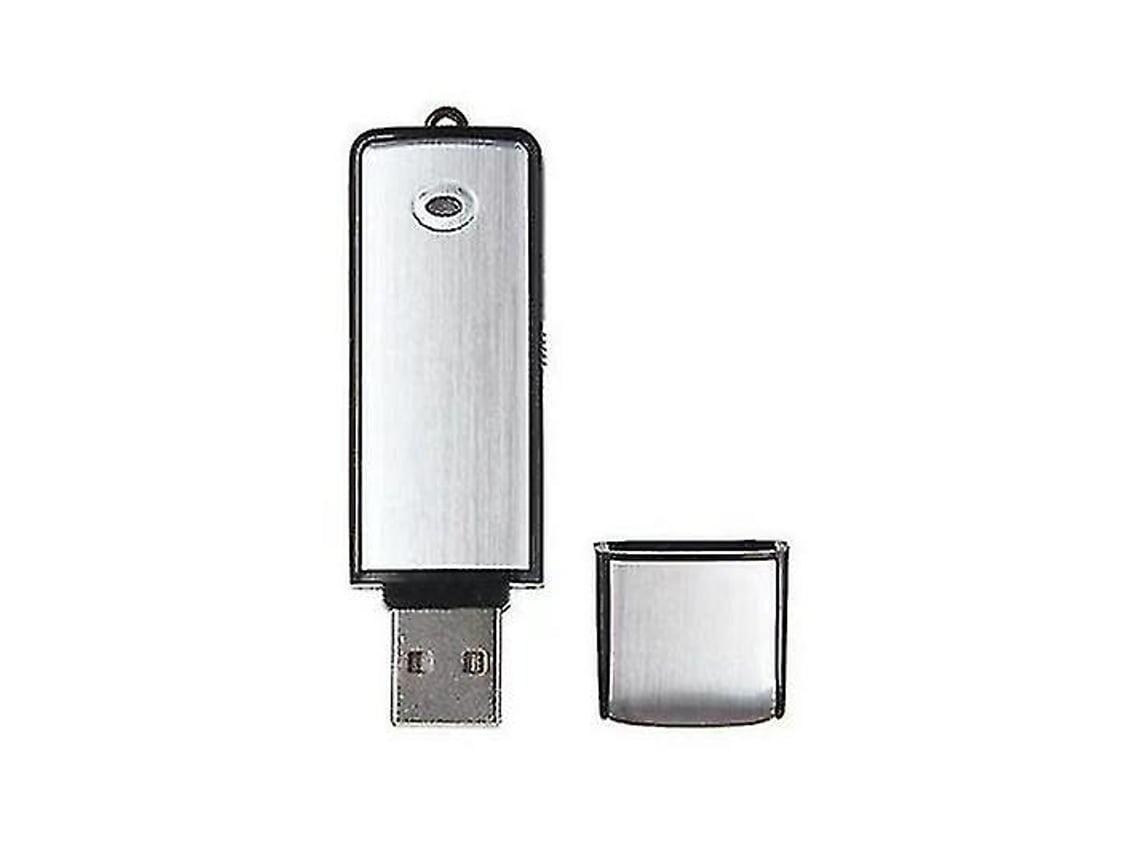 Lurelia Gravador De Voz Usb 16gb Com Usb Recarregável, Redução De Ruído, Reprodução Mp3 Para Reuniões, Palestras, Notas De Voz - Preto