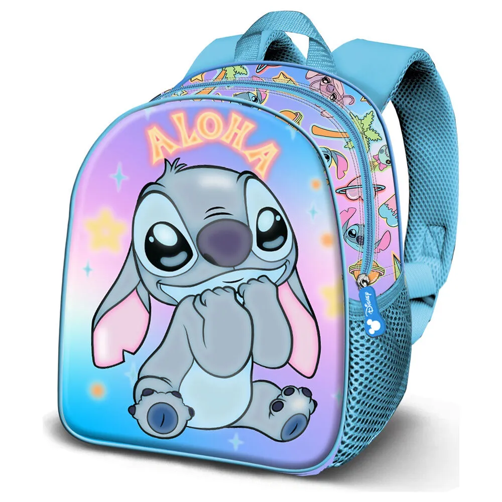 Mochila Stich 3d Aloha 31 Cm