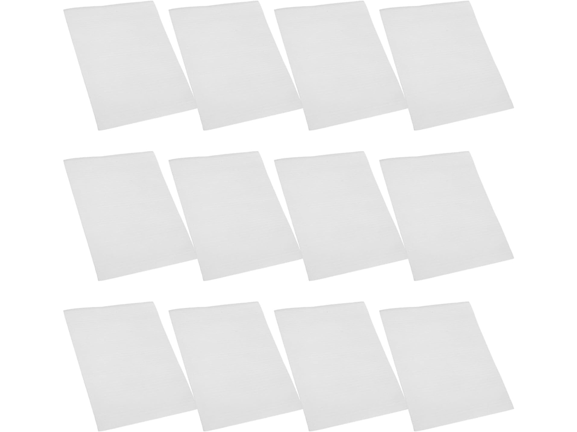 Folhas de Espuma Alipis 20x25cm, 100 Unidades, Leves e Absorventes para Embalagens Protetoras, Escritório Tran