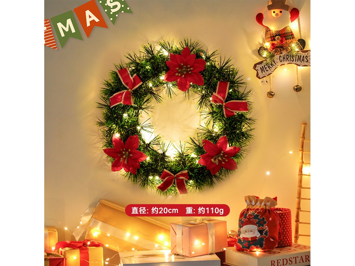Decoração De Natal De Parede, Árvore De Natal Luminosa, Pingente De Decoração De Natal, Pingente De Pinha. Aquaforge