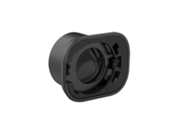 Lente grande angular externa HD para drone DJI Mini 4 Pro, preta.