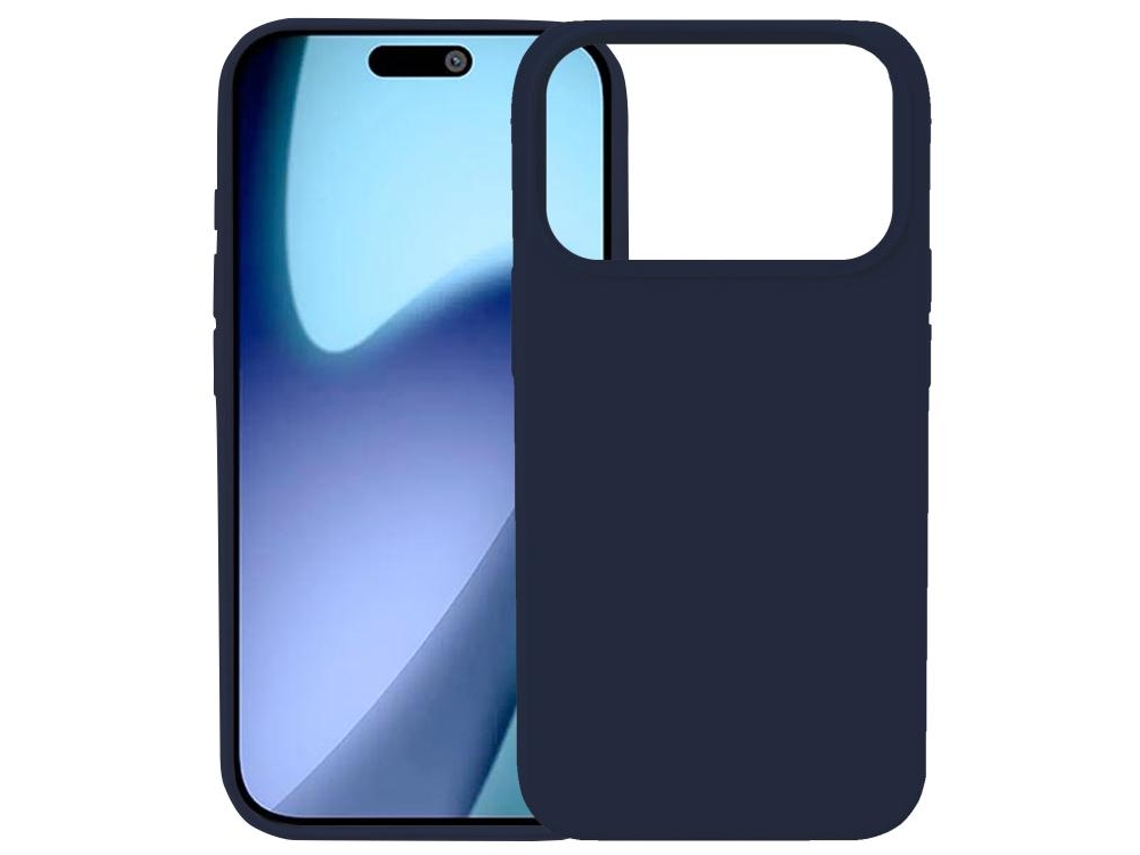 Capa De Silicone Líquido Cor Sólida Simples Para Iphone 17 Pro Max Halinuia