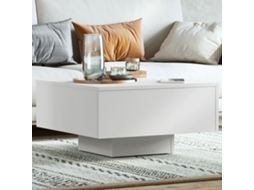 Vidaxl Mesa De Centro 60x60x31,5 Cm Derivados De Madeira Branco