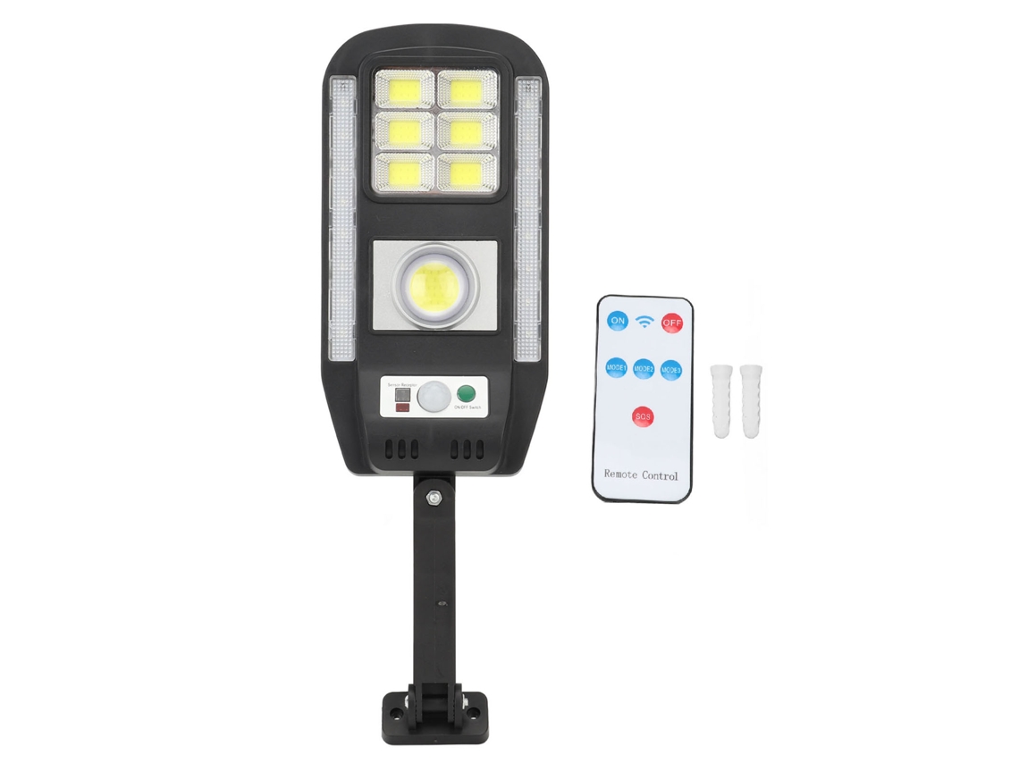 2026 lâmpada de Parede Solar com Sensor de Movimento Exterior para Jardim, Pórtico e Cerca Foco Led Cob