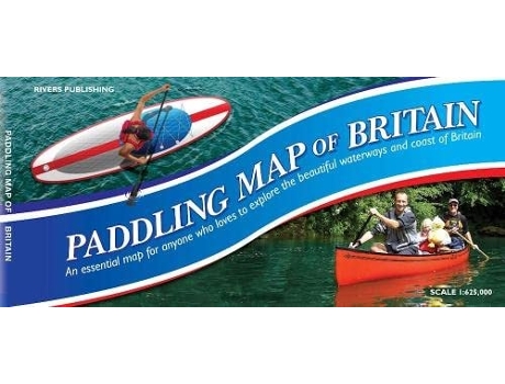 Livro Paddling Map Of Britain - Third Edition 2022 De Peter Knowles (inglês)