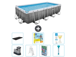 Bestway Piscina Bestway Power Steel Retangular - 549x274x122 Cm - 8-peças S532