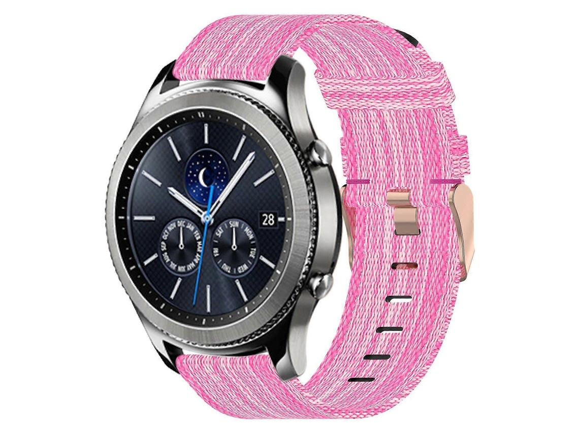 Pulseira De Nylon Trançado De 22 Mm Para Samsung Gear S3 Classic