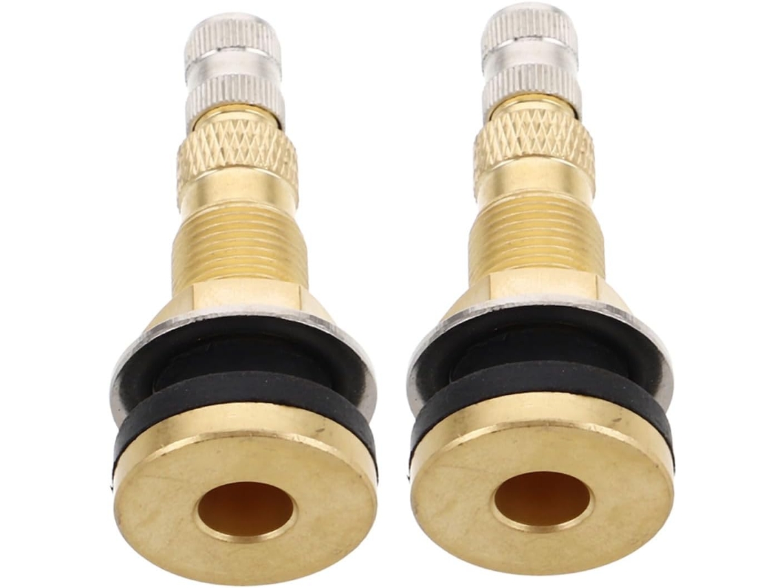 Conjunto De 2 Pneus Sem Câmara Com Válvula De Cobre Para Trator.