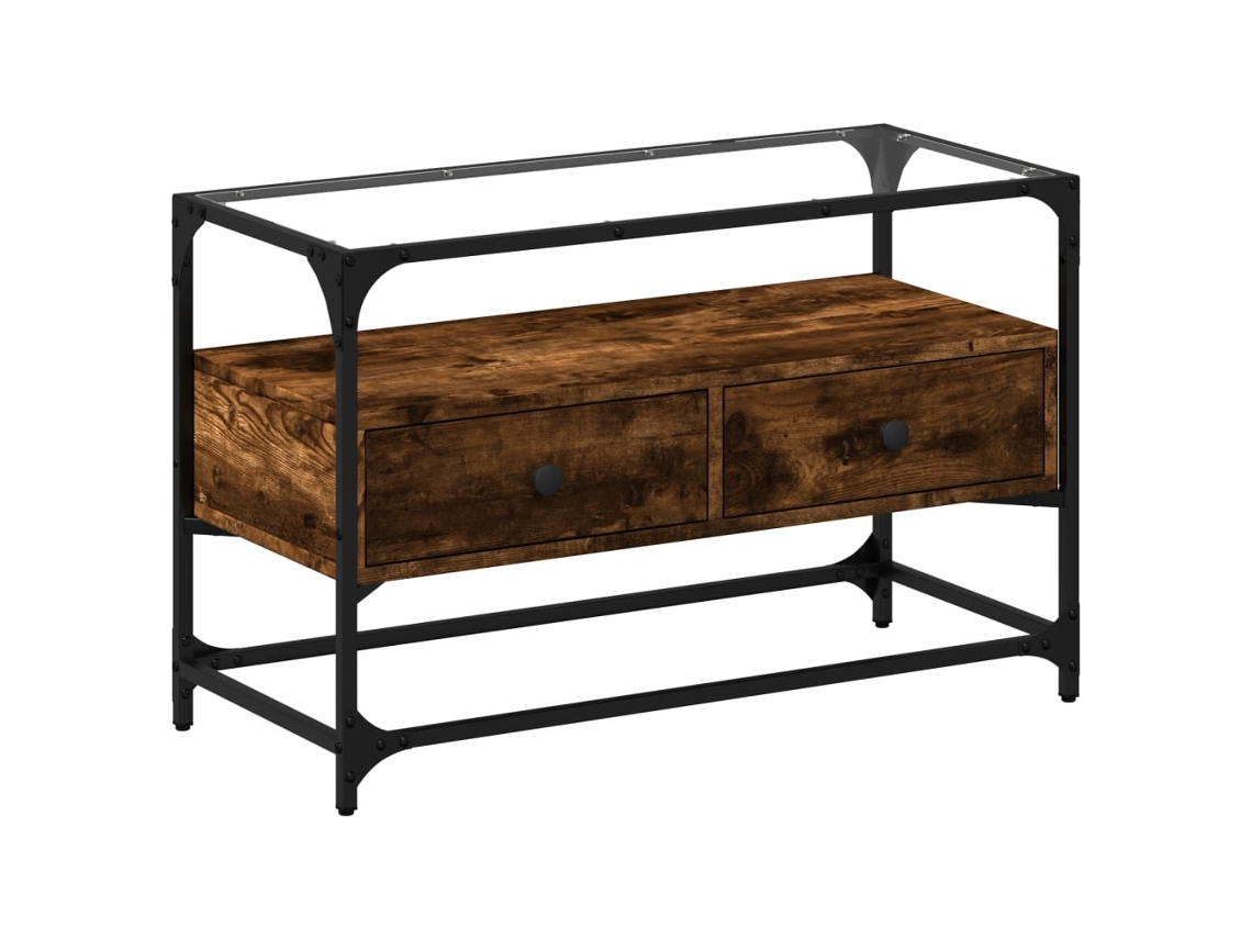 Tv Cabinet, Tv Cabinets Vidaxl Marrom Madeira Processada (n/a)