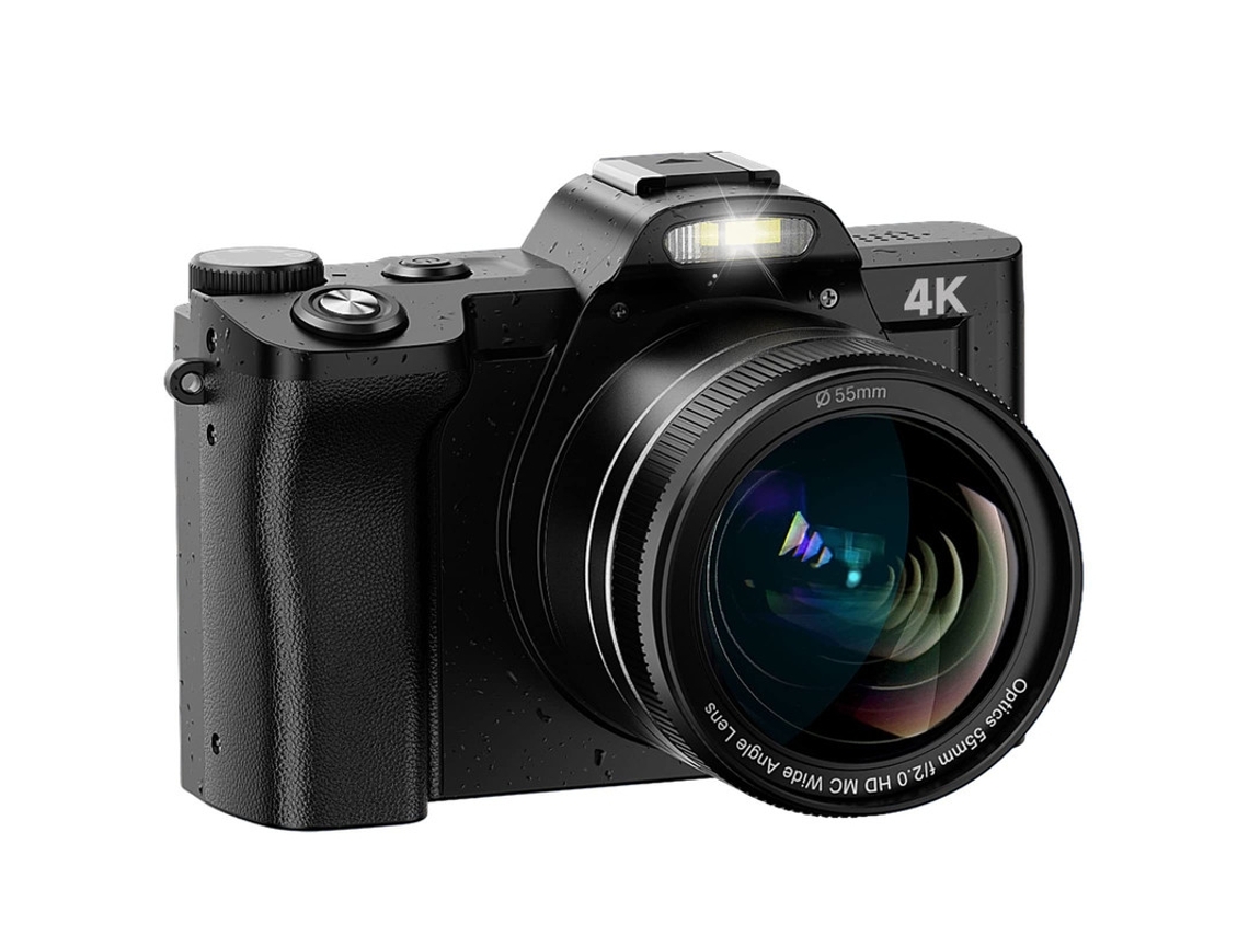 Máquinas Fotográficas Bridge SZSMART Dc201A 4K 48Mp Automático 16X Zoom 3.7 Polegadas Tela Preto (Outlet Grade A)