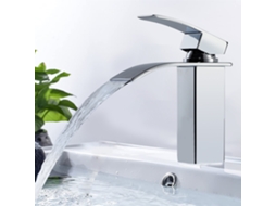 Torneira Cascata Para Casa De Banho Torneira Misturadora De Latão Torneira Bidirecional Cromada