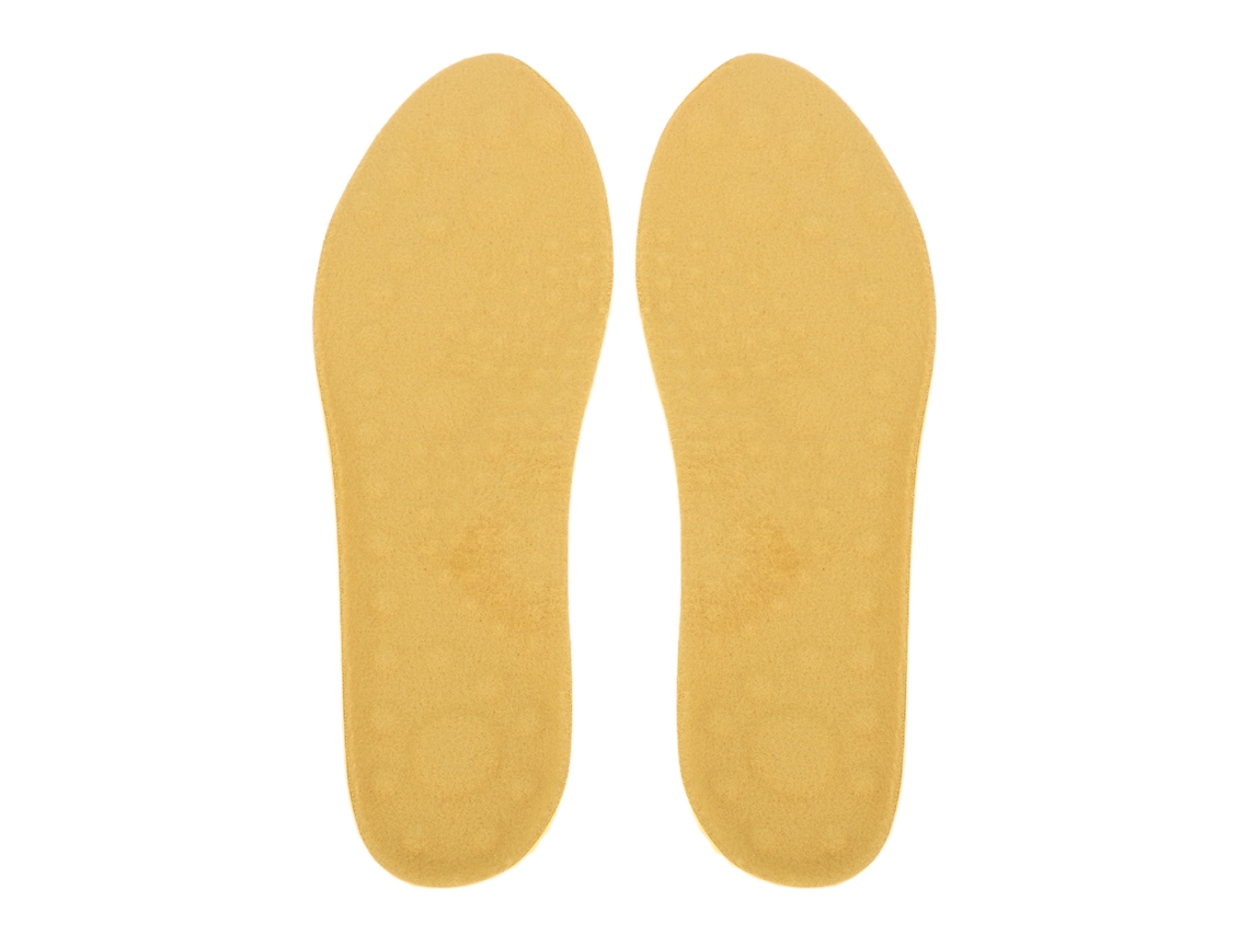 Insole de Calor Inverno Pu Felpa 41 42 Amarelo 4pcs