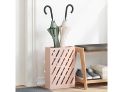 Vidaxl Suporte Para Guarda-chuva De Chuva Rosa 28 X 12 X 41 Cm Aço