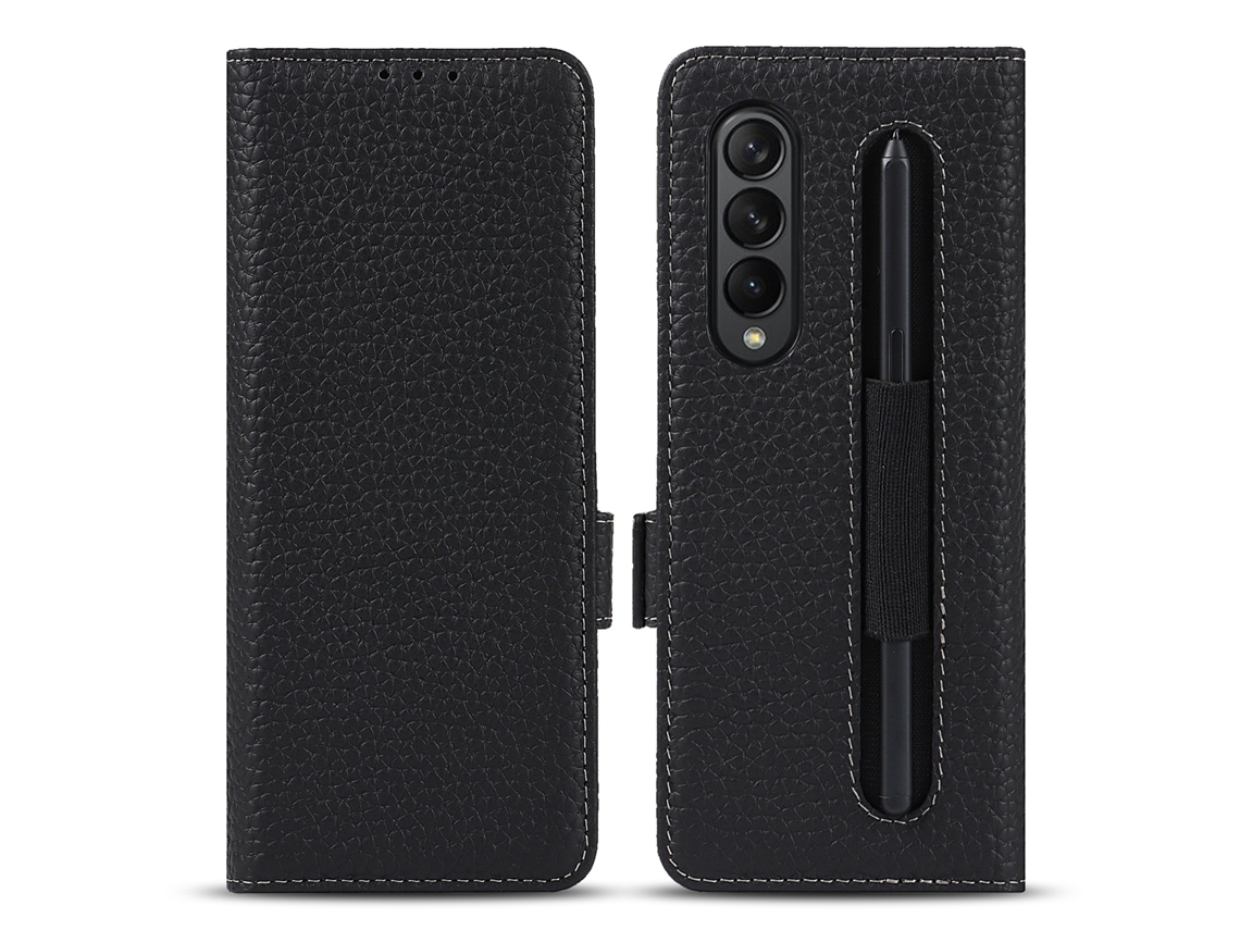 Capa Protetora Para Samsung Galaxy Z Fold 6 5g Yuysan Pele Preto