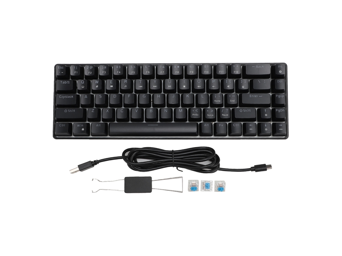 Teclado Mecânico Gaming LAXISCREED com Iluminação Azul