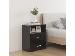 Vidaxl Mesas De Cabeceira 2 Pcs 50x32x60 Cm Preto