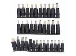 34 Peças De Plugues De Energia Dc 5.5mmx2.1mm Acessórios Adaptadores De Conector Universal Para Notebook