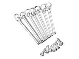 Kit De Reparo Para Ventilador Dobrável Em Aço Inoxidável Prateado