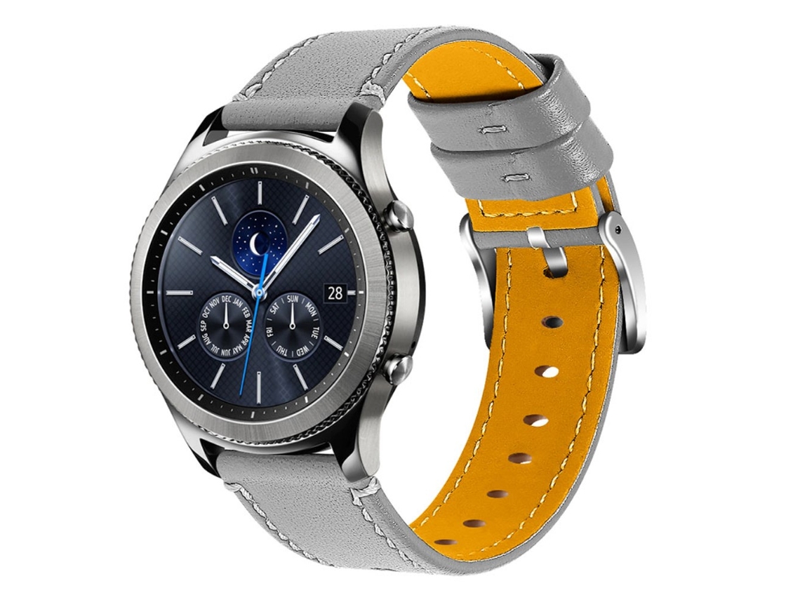 Bracelete de Aço Inoxidável Ajustável 22Mm para Garmin Vivoactive 4 Cinza